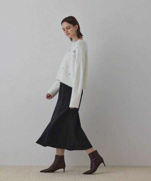 GRACE CONTINENTAL / グレースコンチネンタル ニット・セーター | ビジューニットトップ | 詳細2