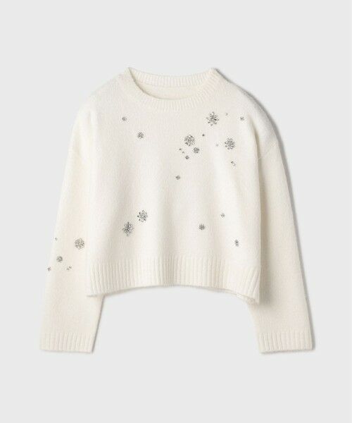 GRACE CONTINENTAL / グレースコンチネンタル ニット・セーター | ビジューニットトップ | 詳細6