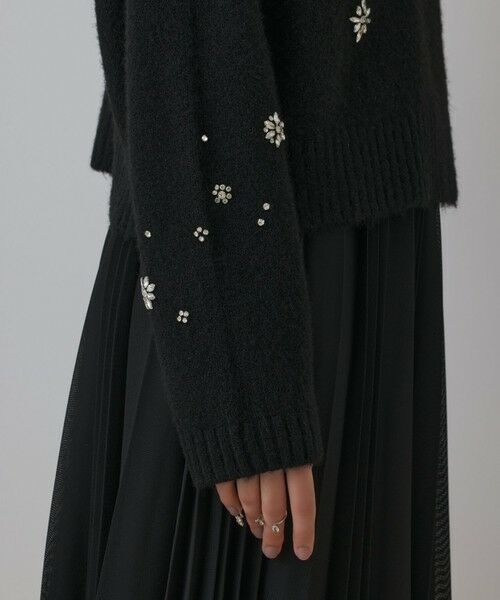 GRACE CONTINENTAL / グレースコンチネンタル ニット・セーター | ビジューニットトップ | 詳細12