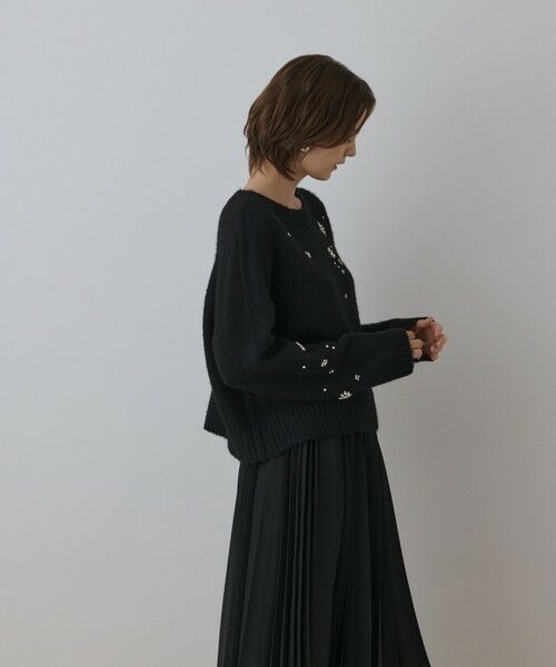 GRACE CONTINENTAL / グレースコンチネンタル ニット・セーター | ビジューニットトップ | 詳細9