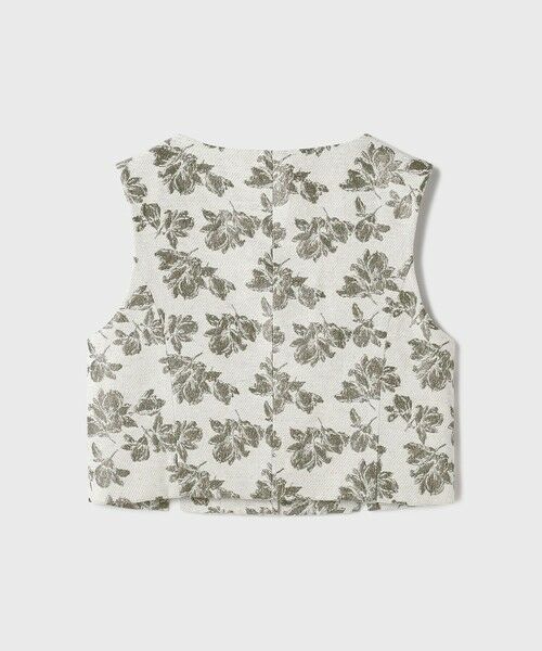 GRACE CONTINENTAL / グレースコンチネンタル ベスト | ラメフラワージャガードベスト | 詳細9