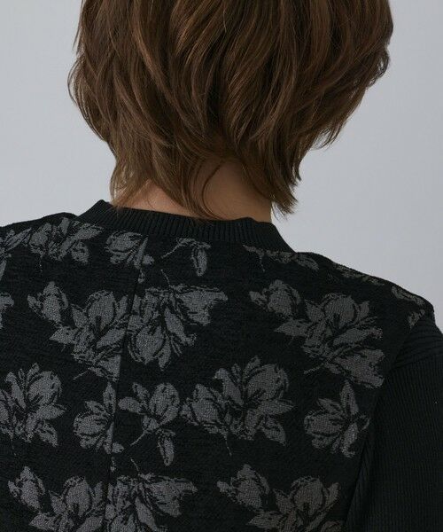 GRACE CONTINENTAL / グレースコンチネンタル ベスト | ラメフラワージャガードベスト | 詳細18