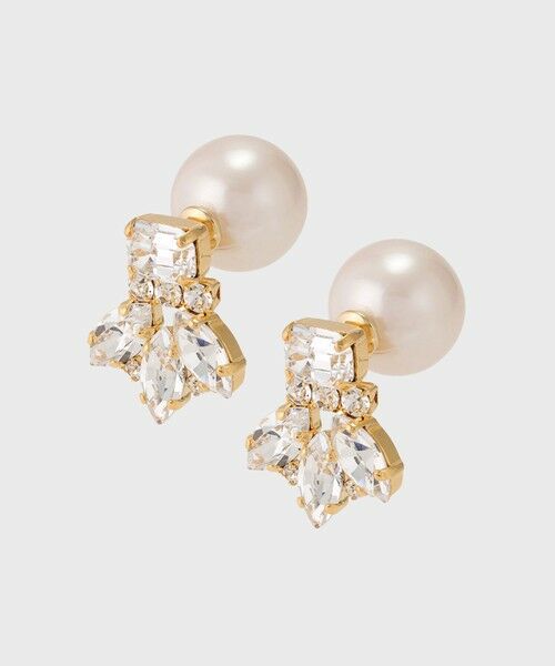 GRACE CONTINENTAL / グレースコンチネンタル ピアス・イヤリング | ビジューパールピアス（ホワイト）