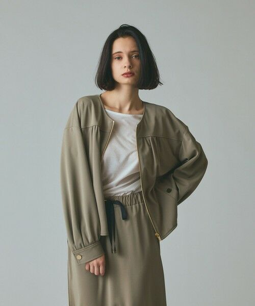 GRACE CONTINENTAL / グレースコンチネンタル ブルゾン | トリアセジャージジャケット | 詳細5