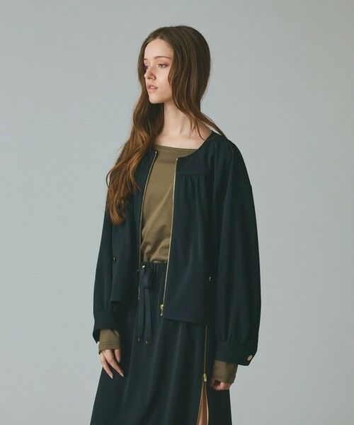 GRACE CONTINENTAL / グレースコンチネンタル ブルゾン | トリアセジャージジャケット | 詳細9