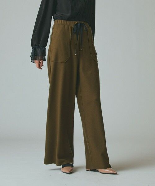 GRACE CONTINENTAL / グレースコンチネンタル その他パンツ | ウールジャージパンツ | 詳細5