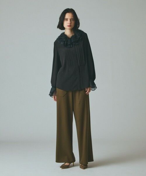 GRACE CONTINENTAL / グレースコンチネンタル その他パンツ | ウールジャージパンツ | 詳細1