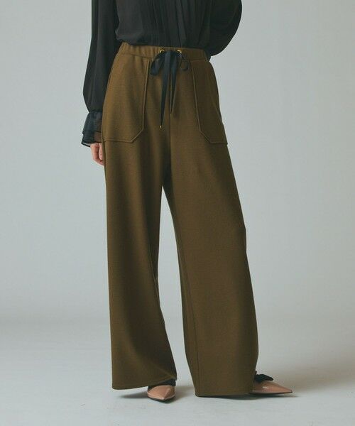 GRACE CONTINENTAL / グレースコンチネンタル その他パンツ | ウールジャージパンツ | 詳細2