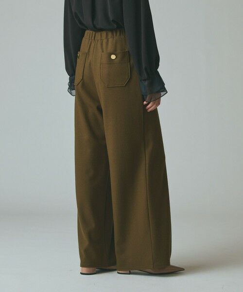 GRACE CONTINENTAL / グレースコンチネンタル その他パンツ | ウールジャージパンツ | 詳細4