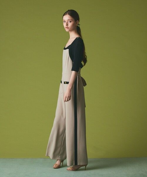 GRACE CONTINENTAL / グレースコンチネンタル サロペット・オールインワン | トリアセバイカラーサロペット | 詳細4