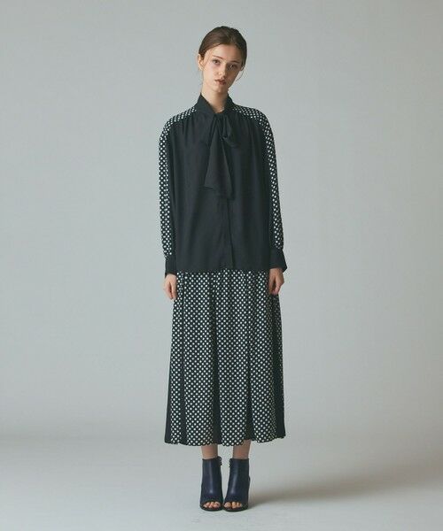 GRACE CONTINENTAL / グレースコンチネンタル ロング・マキシ丈スカート | ドットコンビスカート | 詳細1