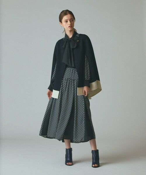 GRACE CONTINENTAL / グレースコンチネンタル ロング・マキシ丈スカート | ドットコンビスカート | 詳細6