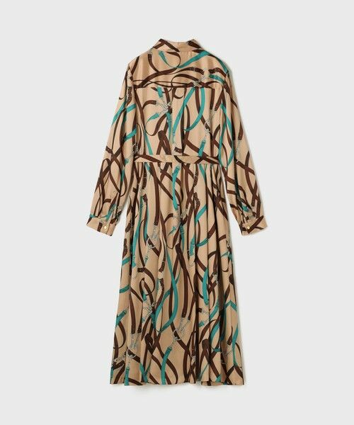 GRACE CONTINENTAL / グレースコンチネンタル ミニ丈・ひざ丈ワンピース | ベルトプリントシャツドレス | 詳細7