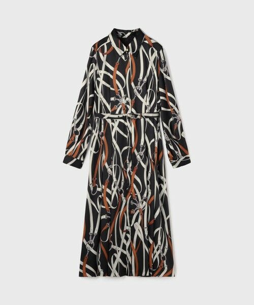 GRACE CONTINENTAL / グレースコンチネンタル ミニ丈・ひざ丈ワンピース | ベルトプリントシャツドレス | 詳細14