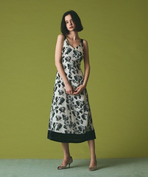 GRACE CONTINENTAL / グレースコンチネンタル ロング・マキシ丈ワンピース | リボンオパールドレス | 詳細3