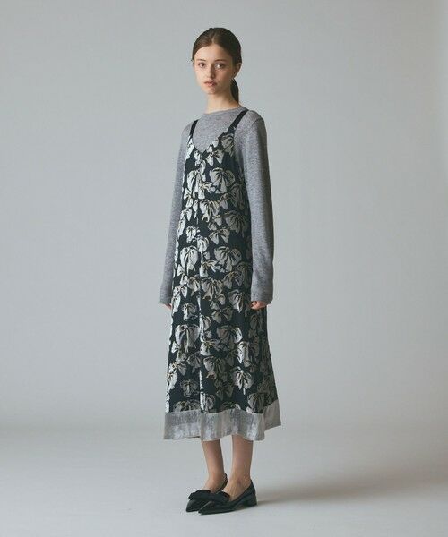 GRACE CONTINENTAL / グレースコンチネンタル ロング・マキシ丈ワンピース | リボンオパールドレス | 詳細7