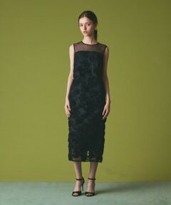 GRACE CONTINENTAL / グレースコンチネンタル ドレス | フラワーembドレス