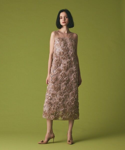 GRACE CONTINENTAL / グレースコンチネンタル ドレス | フラワーembドレス | 詳細3