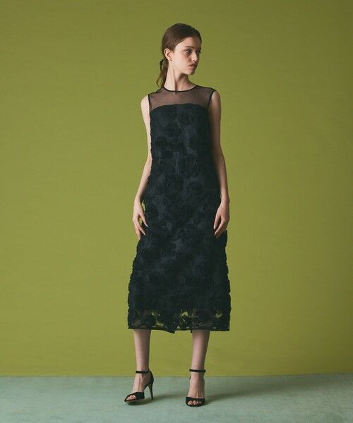 GRACE CONTINENTAL / グレースコンチネンタル ドレス | フラワーembドレス | 詳細6
