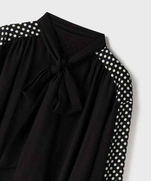 GRACE CONTINENTAL / グレースコンチネンタル シャツ・ブラウス | ドットコンビブラウス | 詳細10