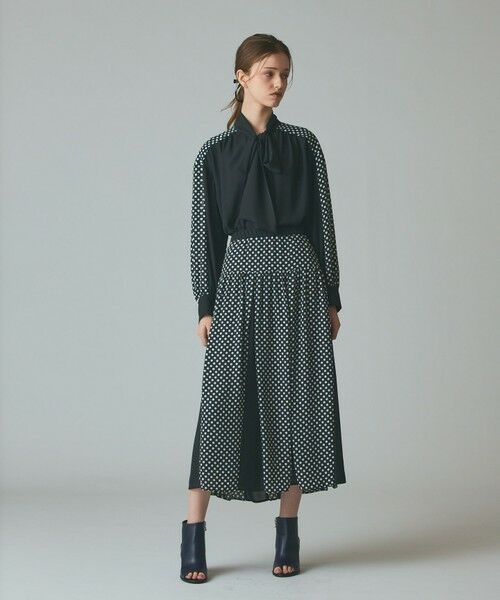 GRACE CONTINENTAL / グレースコンチネンタル シャツ・ブラウス | ドットコンビブラウス | 詳細5