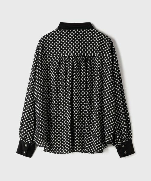 GRACE CONTINENTAL / グレースコンチネンタル シャツ・ブラウス | ドットコンビブラウス | 詳細9