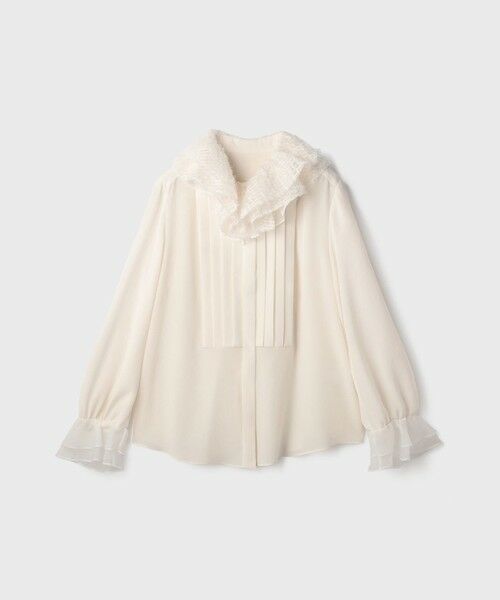 GRACE CONTINENTAL / グレースコンチネンタル シャツ・ブラウス | フェザーチュールカラーブラウス | 詳細9