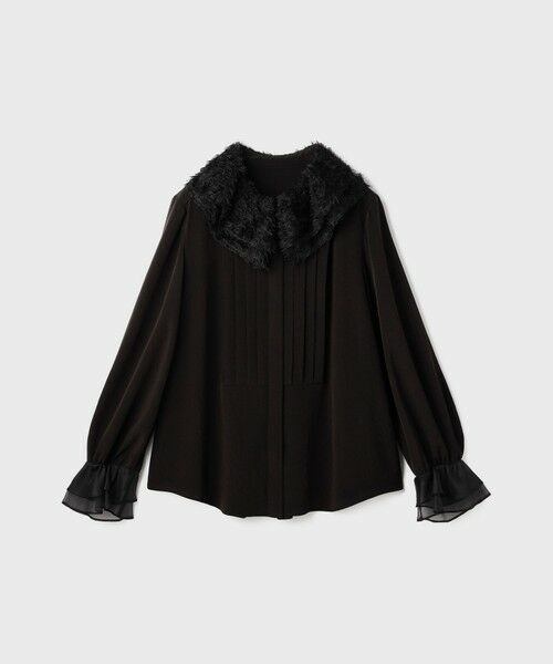 GRACE CONTINENTAL / グレースコンチネンタル シャツ・ブラウス | フェザーチュールカラーブラウス | 詳細14