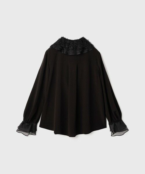 GRACE CONTINENTAL / グレースコンチネンタル シャツ・ブラウス | フェザーチュールカラーブラウス | 詳細15