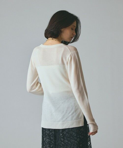 GRACE CONTINENTAL / グレースコンチネンタル ニット・セーター | ボウ付ニットトップ | 詳細2