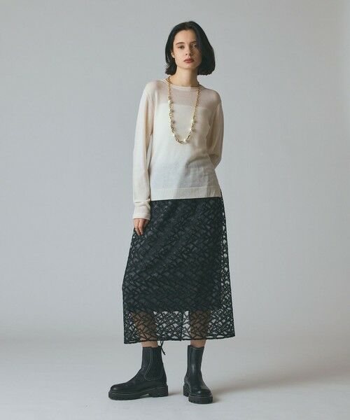 GRACE CONTINENTAL / グレースコンチネンタル ニット・セーター | ボウ付ニットトップ | 詳細3