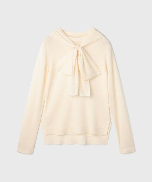 GRACE CONTINENTAL / グレースコンチネンタル ニット・セーター | ボウ付ニットトップ | 詳細8