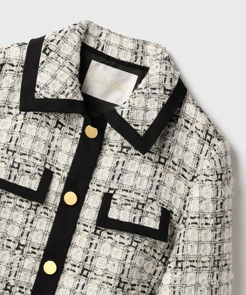 GRACE CONTINENTAL / グレースコンチネンタル その他アウター | トリミングツイードショートコート | 詳細13