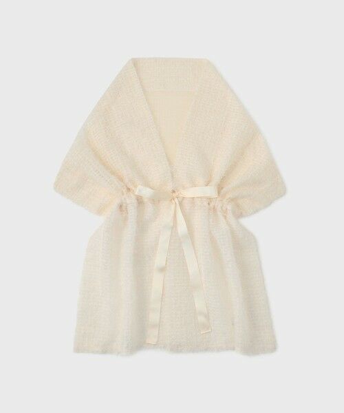 GRACE CONTINENTAL / グレースコンチネンタル マフラー・ショール・スヌード・ストール | フェザーチュールストール | 詳細10