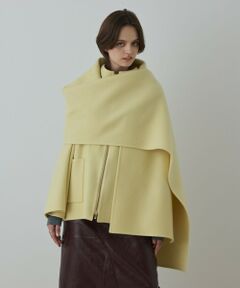 GRACE CONTINENTAL / グレースコンチネンタル ブルゾン | ストール付リバージップブルゾン