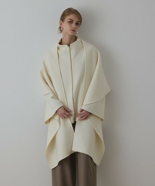 GRACE CONTINENTAL / グレースコンチネンタル ブルゾン | ストール付リバージップブルゾン | 詳細1