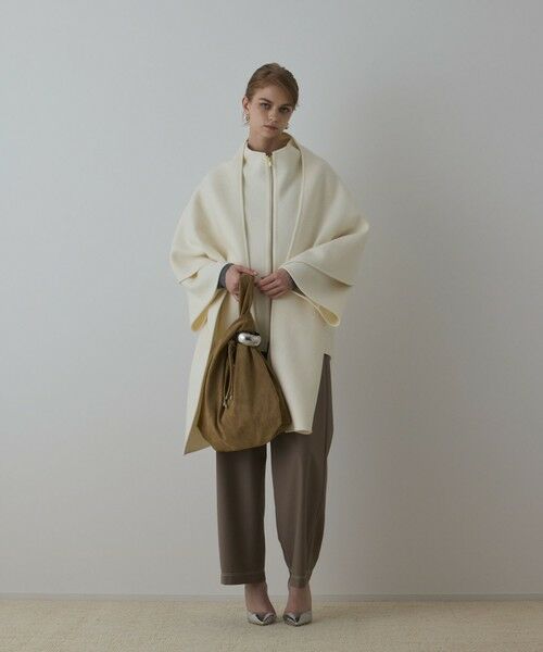 GRACE CONTINENTAL / グレースコンチネンタル ブルゾン | ストール付リバージップブルゾン | 詳細6