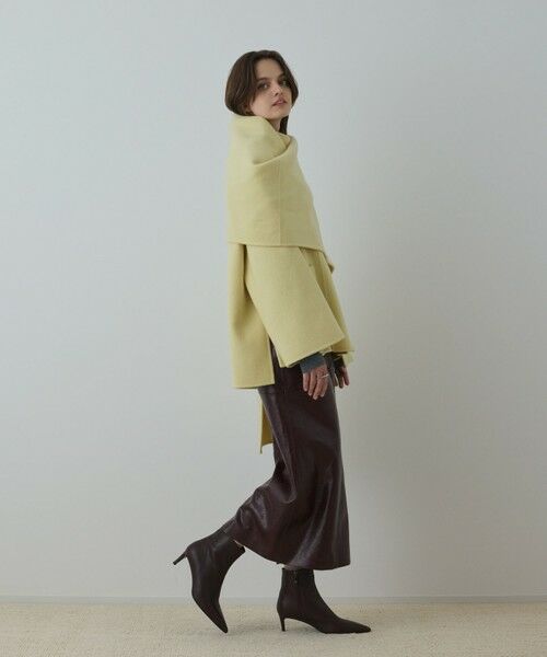 GRACE CONTINENTAL / グレースコンチネンタル ブルゾン | ストール付リバージップブルゾン | 詳細17