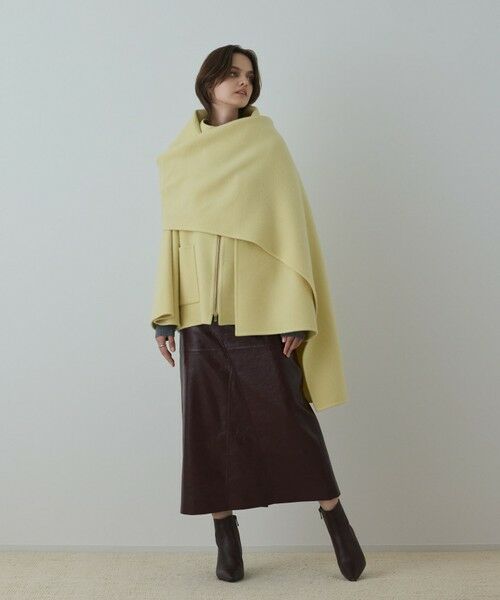 GRACE CONTINENTAL / グレースコンチネンタル ブルゾン | ストール付リバージップブルゾン | 詳細14