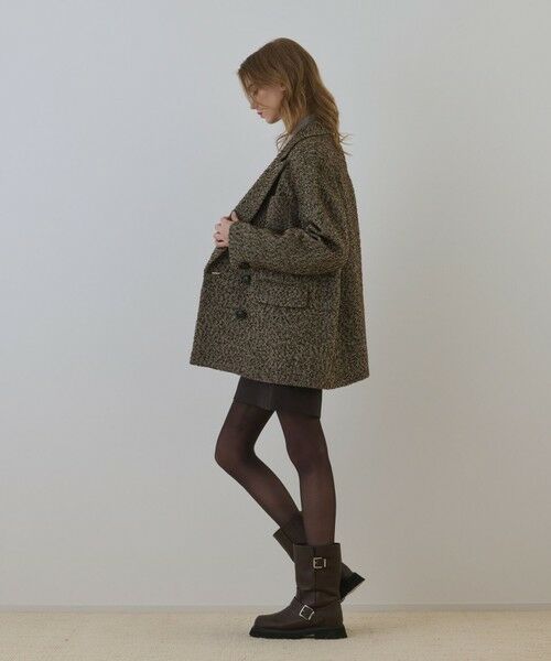 GRACE CONTINENTAL / グレースコンチネンタル その他アウター | カルゼツイードダブルジャケット | 詳細2