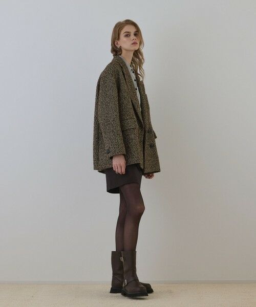 GRACE CONTINENTAL / グレースコンチネンタル その他アウター | カルゼツイードダブルジャケット | 詳細4