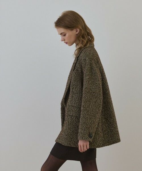 GRACE CONTINENTAL / グレースコンチネンタル その他アウター | カルゼツイードダブルジャケット | 詳細6