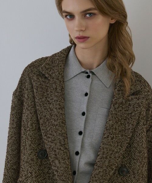 GRACE CONTINENTAL / グレースコンチネンタル その他アウター | カルゼツイードダブルジャケット | 詳細8