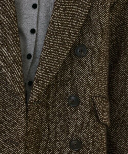 GRACE CONTINENTAL / グレースコンチネンタル その他アウター | カルゼツイードダブルジャケット | 詳細9