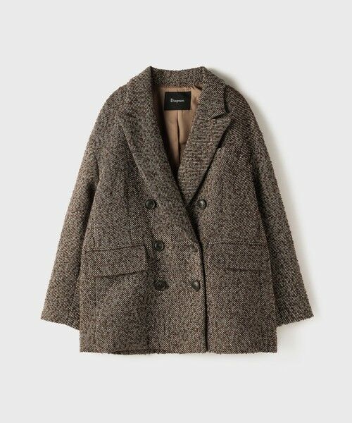 GRACE CONTINENTAL / グレースコンチネンタル その他アウター | カルゼツイードダブルジャケット | 詳細15