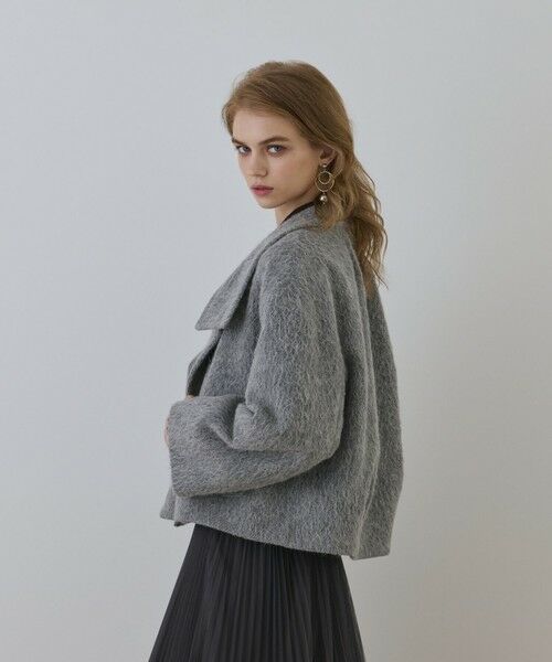 GRACE CONTINENTAL / グレースコンチネンタル その他アウター | アルパカシャギージャケット | 詳細15