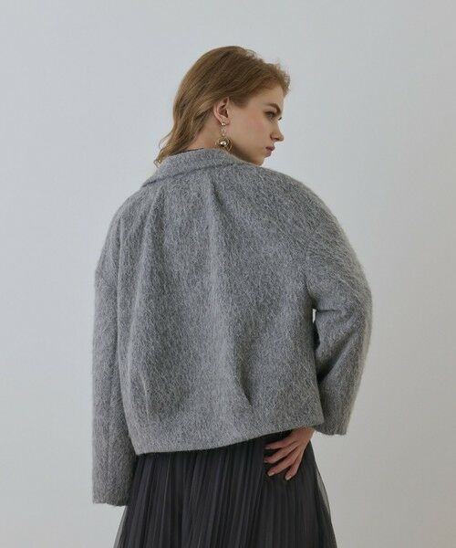 GRACE CONTINENTAL / グレースコンチネンタル その他アウター | アルパカシャギージャケット | 詳細16