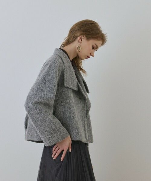 GRACE CONTINENTAL / グレースコンチネンタル その他アウター | アルパカシャギージャケット | 詳細17