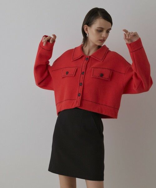 GRACE CONTINENTAL / グレースコンチネンタル ニット・セーター | ステッチニットジャケット | 詳細13