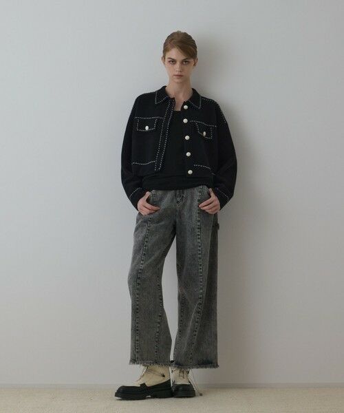 GRACE CONTINENTAL / グレースコンチネンタル ニット・セーター | ステッチニットジャケット | 詳細17